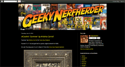 Desktop Screenshot of geekynerfherder.blogspot.com