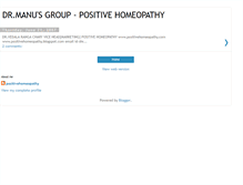 Tablet Screenshot of positivehomeopathy.blogspot.com