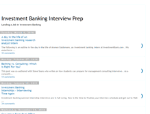 Tablet Screenshot of investmentbankinginterviewprep.blogspot.com