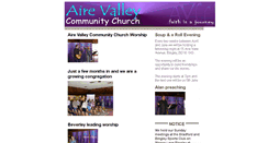 Desktop Screenshot of airevalleycc.blogspot.com