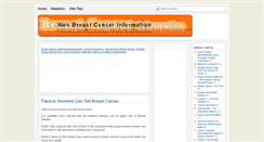 Desktop Screenshot of cancer-webs.blogspot.com