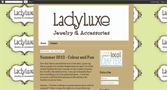Desktop Screenshot of ladyluxedesigns.blogspot.com