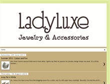 Tablet Screenshot of ladyluxedesigns.blogspot.com