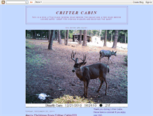 Tablet Screenshot of crittercabin.blogspot.com