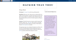 Desktop Screenshot of hackier-than-thou.blogspot.com