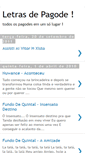 Mobile Screenshot of letrasdepagode.blogspot.com