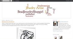 Desktop Screenshot of beadjewelryshopgirl.blogspot.com