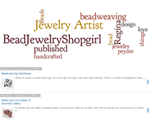 Tablet Screenshot of beadjewelryshopgirl.blogspot.com