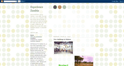 Desktop Screenshot of moreaboutzambia.blogspot.com
