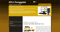 Desktop Screenshot of kpli-trenggalek.blogspot.com