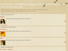 Tablet Screenshot of graficospontocruz2010.blogspot.com