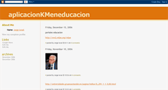 Desktop Screenshot of kmeducacion.blogspot.com