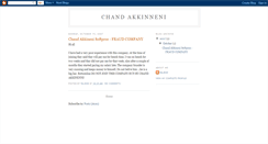 Desktop Screenshot of chandakkinenisoftpros.blogspot.com
