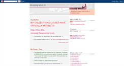Desktop Screenshot of my-collections-closet.blogspot.com