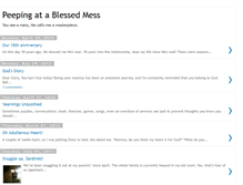 Tablet Screenshot of blessed-peephole.blogspot.com