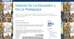 Desktop Screenshot of historiadelaeducacionydelapedagogia.blogspot.com