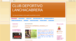Desktop Screenshot of lanchacabrera.blogspot.com