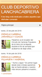 Mobile Screenshot of lanchacabrera.blogspot.com