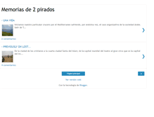 Tablet Screenshot of memoriasde2pirados.blogspot.com