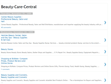 Tablet Screenshot of beauty-care-central.blogspot.com