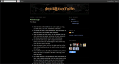 Desktop Screenshot of inculcationgame.blogspot.com