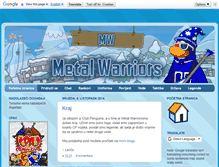 Tablet Screenshot of club-penguin-metal-warriors.blogspot.com