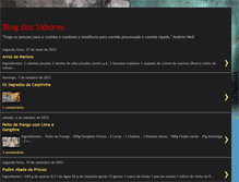 Tablet Screenshot of cozinhaesabores.blogspot.com