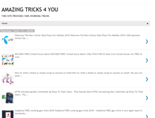 Tablet Screenshot of amazingtrickers.blogspot.com