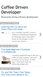 Mobile Screenshot of coffeedrivendev.blogspot.com