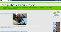Desktop Screenshot of globalcitizenproject.blogspot.com