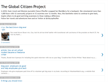 Tablet Screenshot of globalcitizenproject.blogspot.com