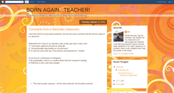 Desktop Screenshot of bornagainteacherrockymtns.blogspot.com