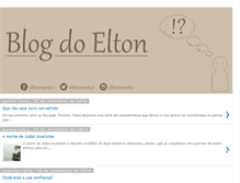Tablet Screenshot of eltoncsantos.blogspot.com