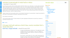 Desktop Screenshot of mercatovalute.blogspot.com