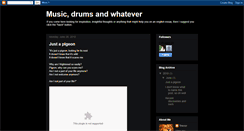 Desktop Screenshot of drumsnstuff.blogspot.com