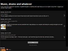 Tablet Screenshot of drumsnstuff.blogspot.com