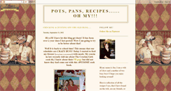 Desktop Screenshot of potspansrecipesohmy.blogspot.com