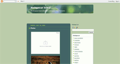 Desktop Screenshot of madagascar-island.blogspot.com