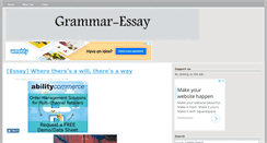 Desktop Screenshot of grammar-essay.blogspot.com