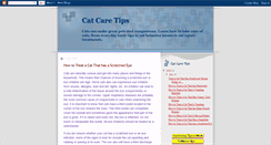 Desktop Screenshot of cat-care-tips.blogspot.com