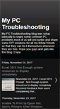 Mobile Screenshot of mypctroubleshooting.blogspot.com