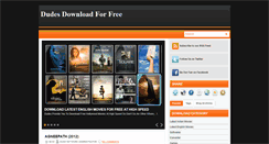 Desktop Screenshot of dudesdownload.blogspot.com