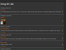 Tablet Screenshot of livingtillidie.blogspot.com
