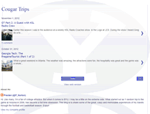 Tablet Screenshot of cougartrips.blogspot.com