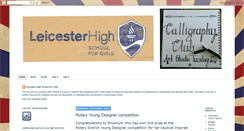 Desktop Screenshot of leicesterhighschoolart.blogspot.com