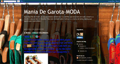 Desktop Screenshot of maniadegarotamoda.blogspot.com