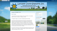 Desktop Screenshot of lancastersoaps.blogspot.com