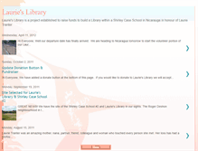 Tablet Screenshot of laurietranterslibrary.blogspot.com