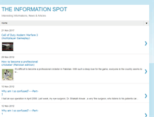 Tablet Screenshot of infospott.blogspot.com