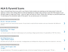Tablet Screenshot of illegalmlms.blogspot.com